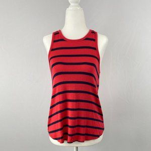 Anthropologie Akemie + Kin red & blue tank Sz XS